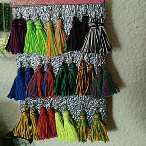 🆕Tie Dye/Multi Color Mini Tassel Fashion Earrings